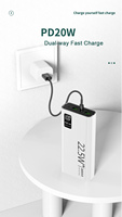 Chargeurs portables 10000mah Batteries et alimentations Slim Powerbank 20000 Power Station Chargeur portable Power Bank 10000