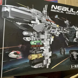 Mk Khối Nhựa Xây Dựng Công Nghệ Cao Gạch Moc Cuộc Chiến Tranh Tàu Vũ trụ Xe Trẻ Em Đồ Chơi Cho Trẻ Em Người Đàn Ông Cậu Bé Món Quà Sinh Nhật 032001 - Product Image 2