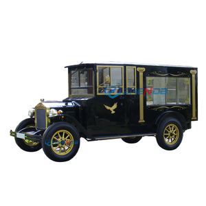 Proveedor de Autos Funerarios Clásicos Vintage Dorados y Negros de Alta Calidad, Auto Eléctrico de Alta Calidad para Transporte Especial de Funerales - Product Image 1