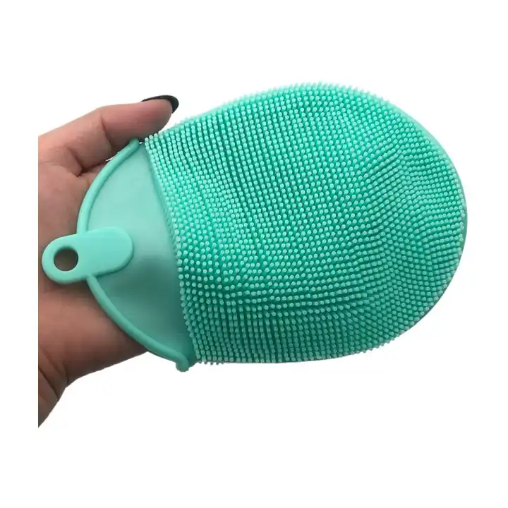 Soft Silicone Body Cleansing Brush Shower Scrubber, Gentle