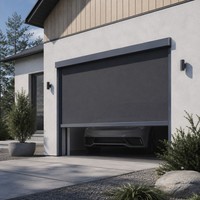 Persianas enrollables motorizadas para exteriores, persianas enrollables para ventanas con cremallera a prueba de viento, persianas opacas para balcones