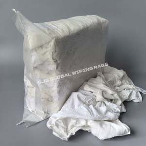 Paños de Limpieza Blancos de Alta Absorción de Aceite, Paños de Felpa Blancos de Algodón, Paños de Felpa Blancos Cortados para Limpieza - Product Image 1