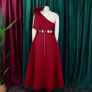 Vestidos de Dama de Honor Elegantes Tipo Vestido de Gala con Tirantes Ajustables, Largos hasta el Suelo, para Invitadas, Estilo <span class=keywords><strong>Imperio</strong></span>, Lisos, de Organza, para Fiesta, Maxi - Product Image 4