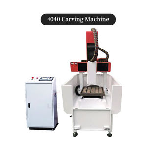 Machine de gravure sur <span class=keywords><strong>bois</strong></span> en fonte 6060, 2,2 kW, 4040, changement automatique d'outil, fraisage, perçage, taraudage, dispositif intégré - Product Image 3