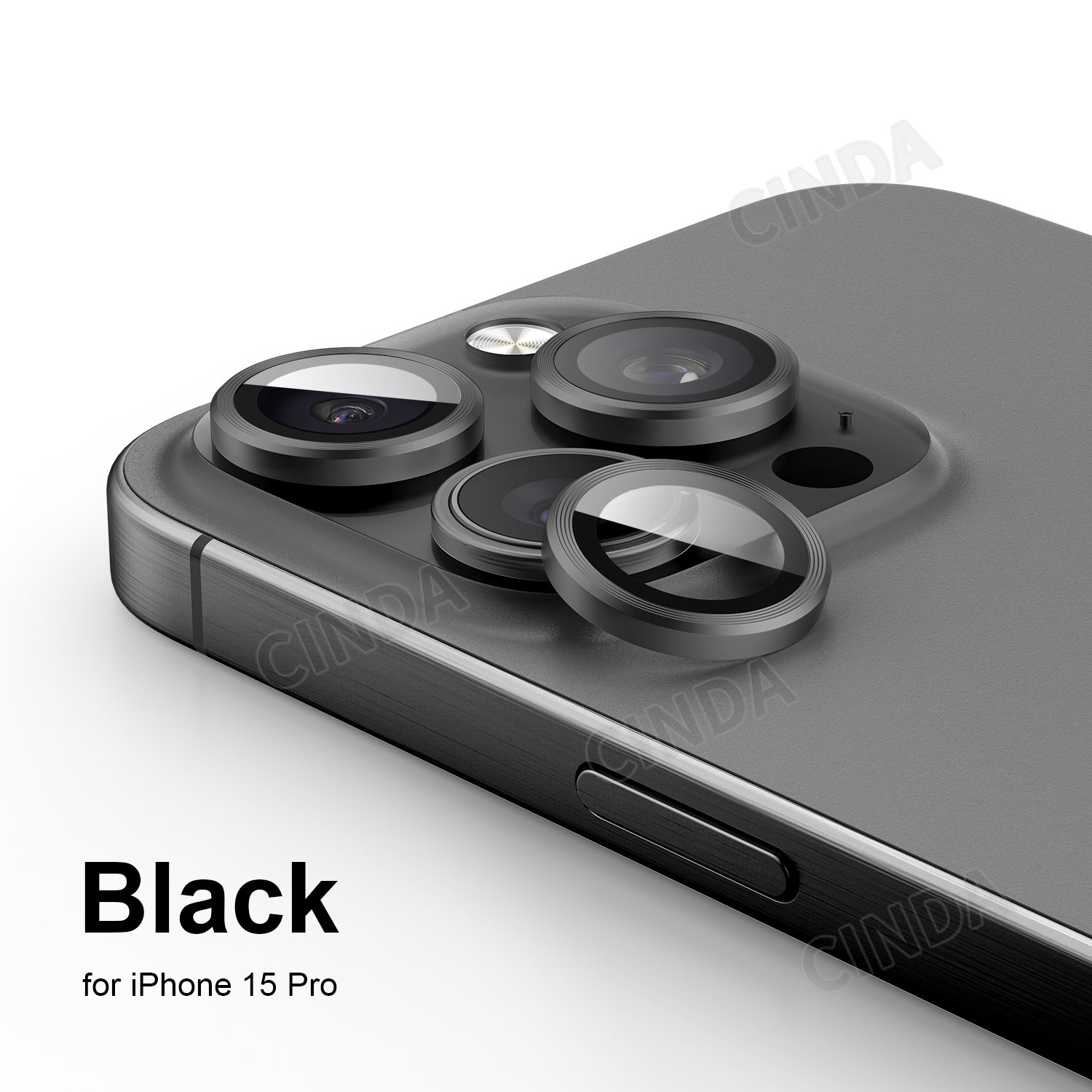 สำหรับ iPhone 15 Pro สีดำ