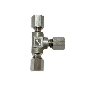 Services d'usinage CNC OEM pour composants en plastique et métal de précision Raccords en T en acier inoxydable - Product Image 1