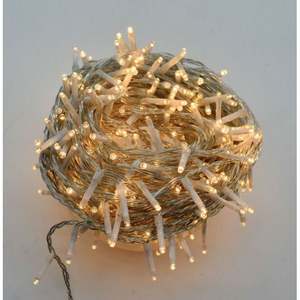 180 luces navideñas microled de luz cálida con transformador 9+2MT - Product Image 1