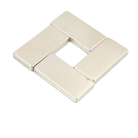 Barre magnétique rectangulaire magnétique forte NdFeB du fabricant de source F30 * 10*3mm Surface enduite de disque permanent en néodyme