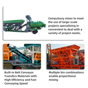 Mini centrale à béton mobile portable compacte à vendre - Product Image 3