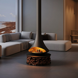 Elegante Estufa de <span class=keywords><strong>Techo</strong></span> Colgante, <span class=keywords><strong>Chimenea</strong></span> Interior Moderna de Leña Atomizada - Product Image 1