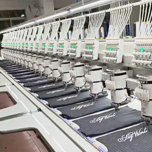 Machine à broder industrielle multi-têtes commerciale à 24 têtes, modèle Round Head - Product Image 1