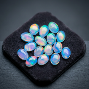 Cabochon ovale lisse de haute qualité en Lapis-Malachite naturel, mélange vert-bleu, 3mm 4mm, pierre précieuse en vrac, taillée avec évaluation tierce - Product Image 2
