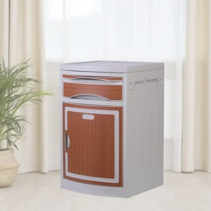 Hospital <b>Bedside</b> <b>Table</b> Steel Top Durable Storage Cabinet For Bedroom Use - Product Image 1