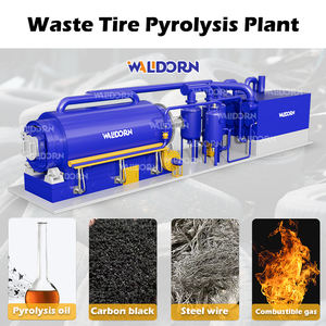 Solution d'entreprise complète Usine de pyrolyse automatique de recyclage des pneus usagés avec moteur et boîte de vitesses pour une production d'huile à haute efficacité - Product Image 4
