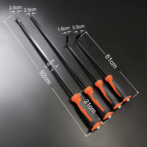 Juego de palas de desmantelamiento industriales de 92 cm y 61 cm con punta de cincel y agarre antideslizante para demolición - Product Image 3