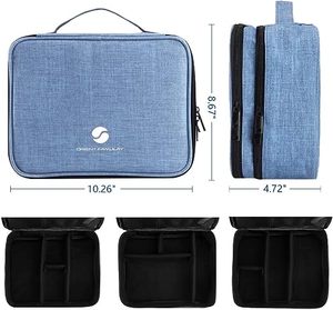 Échantillon gratuit : Pochette de rangement pour accessoires électroniques, organiseur universel de voyage pour câbles, chargeurs, téléphones, cartes SD - Product Image 2