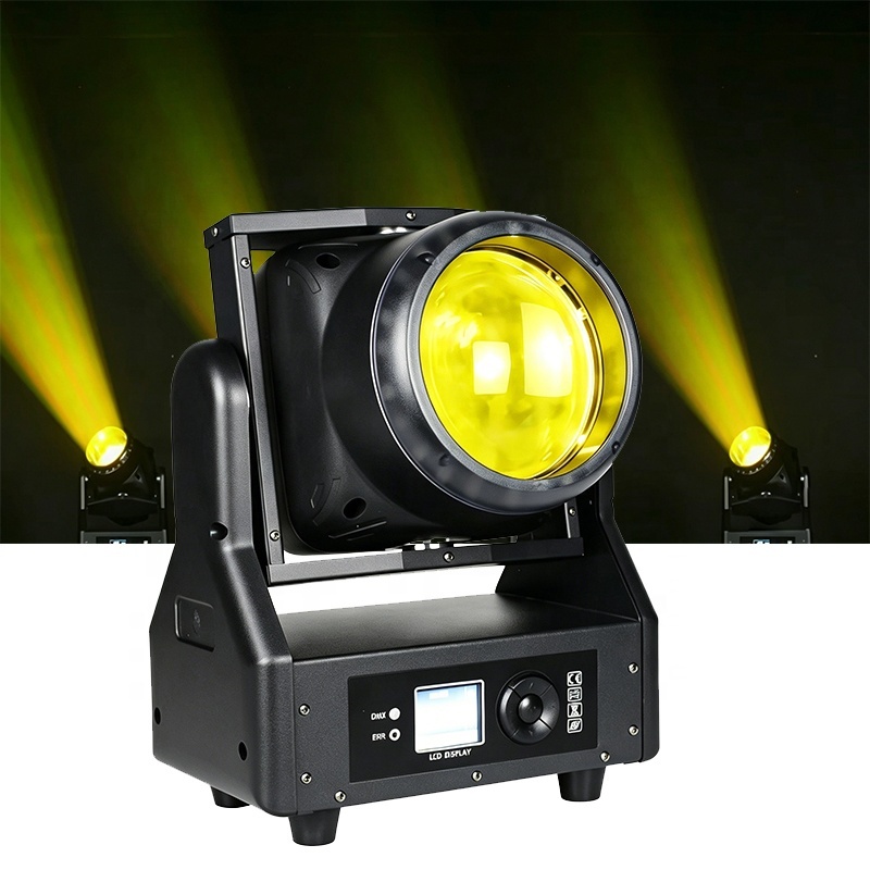 FEIYUEYUE DMX512 150W LED RGB + Lemon Yellow 24X0.5W Pixel Ring Moving Head Matrix Beam Light 3-30 Beam Angle for Party Events