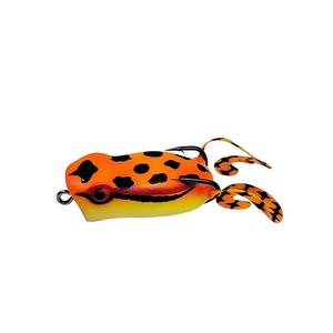 Leurre grenouille Premium 60mm 15g à double hameçon, queue en silicone, popper flottant pour pêche en eau douce (brochet, poisson-serpent, achigan) - Product Image 5