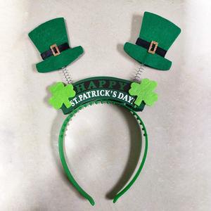 Bandeaux et serre-têtes trèfle pour la Saint-Patrick – Accessoires de fête et de carnaval - Product Image 2