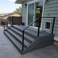 Câble métallique moderne 1/8 3/16 en acier inoxydable pour clôtures et balustrades élégantes