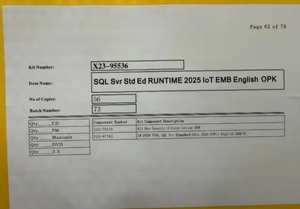 SQL <span class=keywords><strong>Server</strong></span> 2025 Standard, Paquete de DVD para Internet, Activación 100% Online, 16 Núcleos <span class=keywords><strong>CAL</strong></span>, Clave de por Vida, Versión Enterprise, Inglés, Stock en EE. UU. - Product Image 5