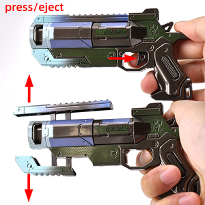 16cm apexs 1/6เกมในตำนานพวงกุญแจปืนปีกนกโลหะชุดของเล่นของขวัญสีส้ม - Product Image 2