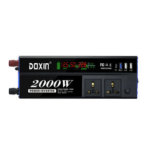 อินเวอร์เตอร์ไฟฟ้า1000W 12V/24V ระบุอัตโนมัติเป็น220V สำหรับเครื่องใช้ไฟฟ้าในบ้านตัวแปลงไฟ800W กำลังไฟสูงสุด2000W - Product Image 4