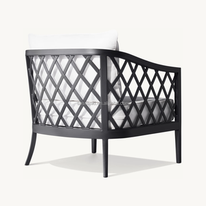 Ensembles <span class=keywords><strong>de</strong></span> meubles <span class=keywords><strong>de</strong></span> <span class=keywords><strong>jardin</strong></span> et <span class=keywords><strong>de</strong></span> patio extérieurs Sassanid pour hôtels et complexes hôteliers, fauteuil lounge <span class=keywords><strong>en</strong></span> <span class=keywords><strong>aluminium</strong></span> moulé gris pierre, artisanal - Product Image 4