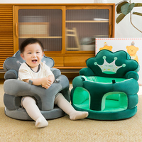 Siège de canapé pour bébé, chaise de soutien en peluche, siège d'apprentissage pour nourrissons et tout-petits