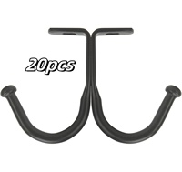 20Pcs Double Prong Under Kitchen Cabinet Shelf Ceiling Mug Hook Hanger