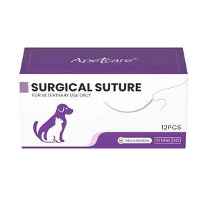 Suturas Quirúrgicas Veterinarias Absorbibles PGA PDO Catgut <span class=keywords><strong>PDS</strong></span> PGLA, Suturas Veterinarias de Polidioxanona Dexon con Agujas - Product Image 6