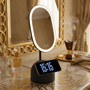 <span class=keywords><strong>Miroir</strong></span> <span class=keywords><strong>de</strong></span> <span class=keywords><strong>maquillage</strong></span> LED pour salle <span class=keywords><strong>de</strong></span> bain avec variateur tactile 3 modes, haut-parleur intégré et station <span class=keywords><strong>de</strong></span> charge <span class=keywords><strong>sans</strong></span> <span class=keywords><strong>fil</strong></span>, <span class=keywords><strong>lampe</strong></span> cosmétique - Product Image 1