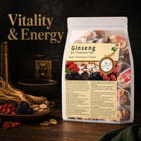 OEM Private Label Ginseng Zes Schatten Kruidenthee Piramide Thee Zakjes 5g*20 Zakjes Moerbei Wellness Thee Voedt de Nieren Verbetert