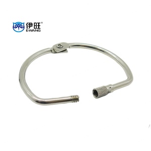 EWANG <b>3</b> Inch Nickel Plating Silver Screw Lock <b>Rings</b> Washi Tape Storage <b>Ring</b> - Product Image 1