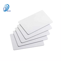 Carte PVC blanche vierge UHF, imprimable, longue portée de lecture, carte intelligente RFID