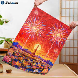 Film tactile pour carte bleue, puzzle artisanal de 1000 pièces, la nuit éblouissante à <span class=keywords><strong>Paris</strong></span>, jeux de puzzle de luxe pour enfants et adultes - Product Image 2