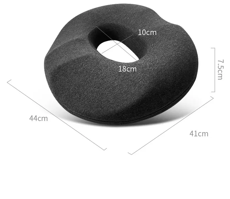 Hot Selling Comfort Goedkope Decoratieve O Ring Cirkel Vorm 3d Geprint Therapeutische Custom Ronde Traagschuim Donut Zitkussen