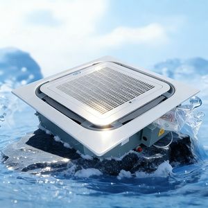 Unité de Ventilateur-Climatisation à Cassette de Plafond à Haute Efficacité 4 Voies 600x600mm avec Moteur EC à Inverter CC et <span class=keywords><strong>Pompe</strong></span> à Condensat - Product Image 6