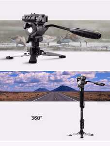 Monopode pour caméra vidéo DSLR Weifeng WF-3978M avec tête fluide, <span class=keywords><strong>trépied</strong></span> pour vidéographie professionnelle - Product Image 4