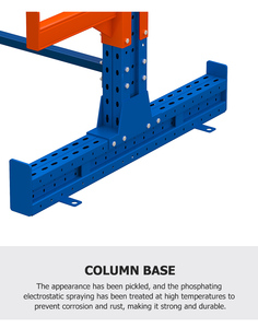 Industrial <strong>Pipe</strong> Shelves Single/double Side Arm <strong>Steel</strong> Warehouse Shelf Adjustable <strong>Storage</strong> Metal Heavy Duty <strong>Rack</strong> Cantilever Racking - Product Image 5