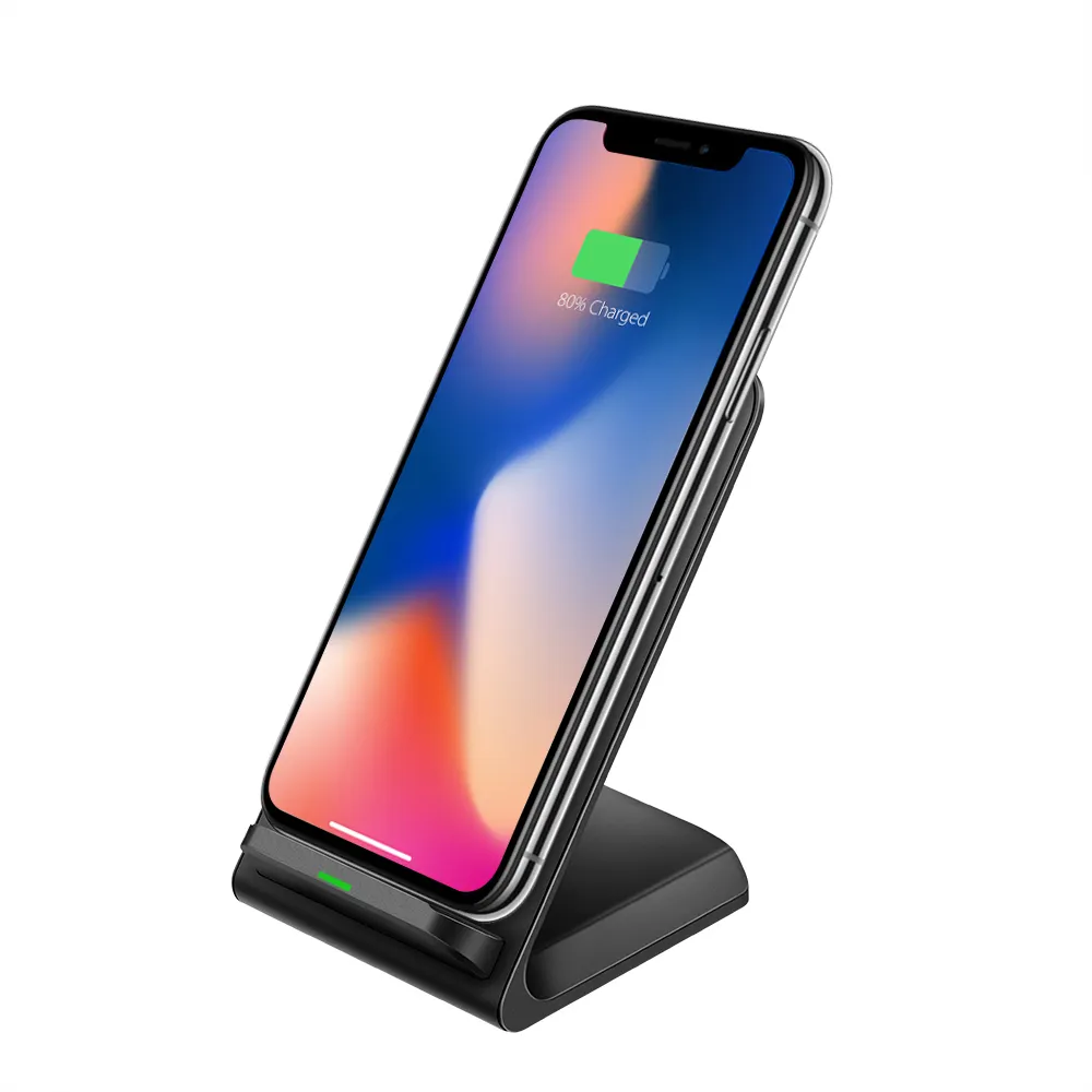 Qi Wireless Charger 10W Fast Charging For iPhone for Samsung Quick Charger Stand Holder Base for mobile phone