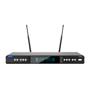 Sistema de micrófono inalámbrico UHF dual profesional VK6000 Veida KTV para karaoke - Product Image 2