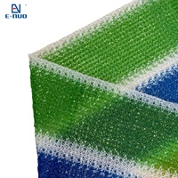 Filet d'ombrage coloré en HDPE 70 g/m² stabilisé aux UV, toile d'ombrage en plastique pour serre, jardin, parking, ombrage extérieur