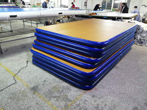 Île flottante gonflable en teck <span class=keywords><strong>pour</strong></span> <span class=keywords><strong>bateau</strong></span>, radeau, patio, yacht, quai, plateforme <span class=keywords><strong>pour</strong></span> <span class=keywords><strong>bain</strong></span> <span class=keywords><strong>de</strong></span> <span class=keywords><strong>soleil</strong></span> - Product Image 5