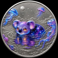 Pièce de monnaie chinoise Panda en cuivre pur 999 de 1 once, thème animal fantastique, mignonne, en métal, pour collection commémorative, vente en gros