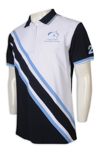 IGift personnalisé imprimé hommes pour polo haute qualité coton Jersey respirant grande taille approuvé BSCI noir blanc schéma de couleurs - Product Image 2