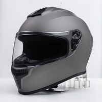 Casque classique homologué DOT, casques de moto rétro, casque intégral avec système d'intercom sans fil