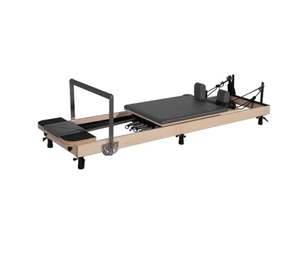 Cama de Pilates de madera ajustable de deslizamiento suave para entrenamiento central de estudio en casa - Product Image 5