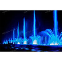 Fuente Musical Flotante Grande para Lagos, Sistema de Control DMX Programable, Equipo de Paisajismo para Exteriores, Directo de Fábrica