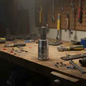 Enchufe Fervi con inserto Torx de 10 mm para destornillador - Product Image 3